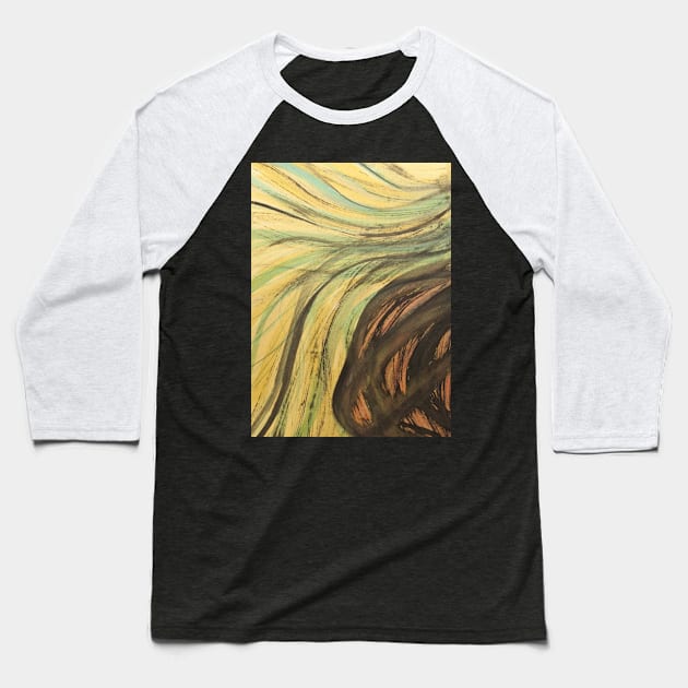 Ink & Charcoal #2 Baseball T-Shirt by DomaDART